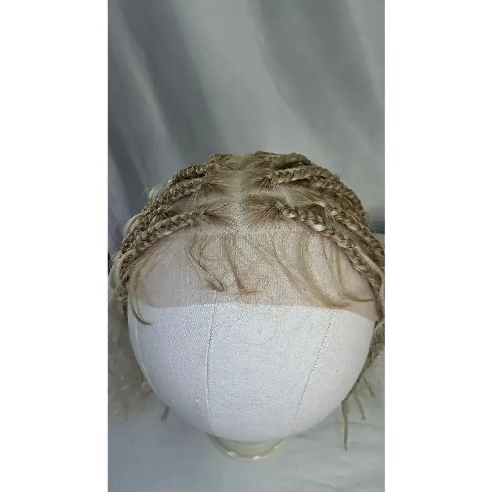 Blonde Boho Braided Wig 12